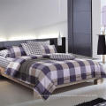 Plaid impresso Bedlinen 100% algodão conjunto de cama para casa / Hotel Design